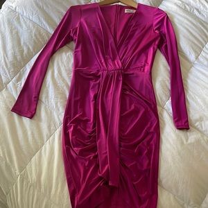 Fun Hot Pink Cocktail Dress